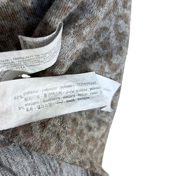 Zara Animal Print Turtleneck Shirt - Picture 6 of 8